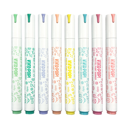 Ooly Vivid Pop Paint Markers Pastel (8 stuks)