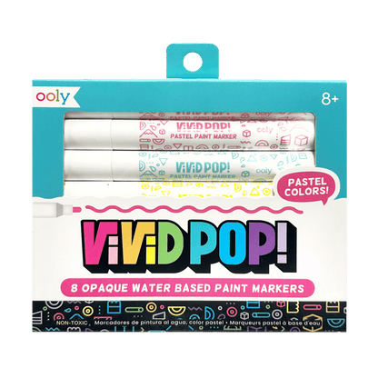 Ooly Vivid Pop Paint Markers Pastel (8 stuks)