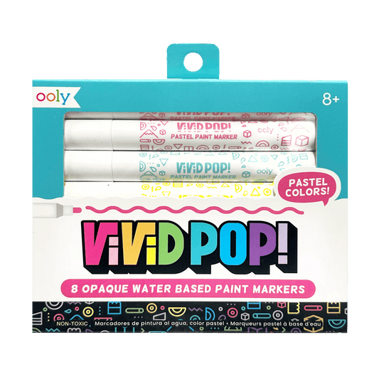 Ooly Vivid Pop Paint Markers Pastel (8 stuks)