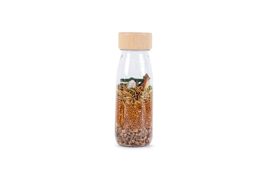 Sensorische fles bos