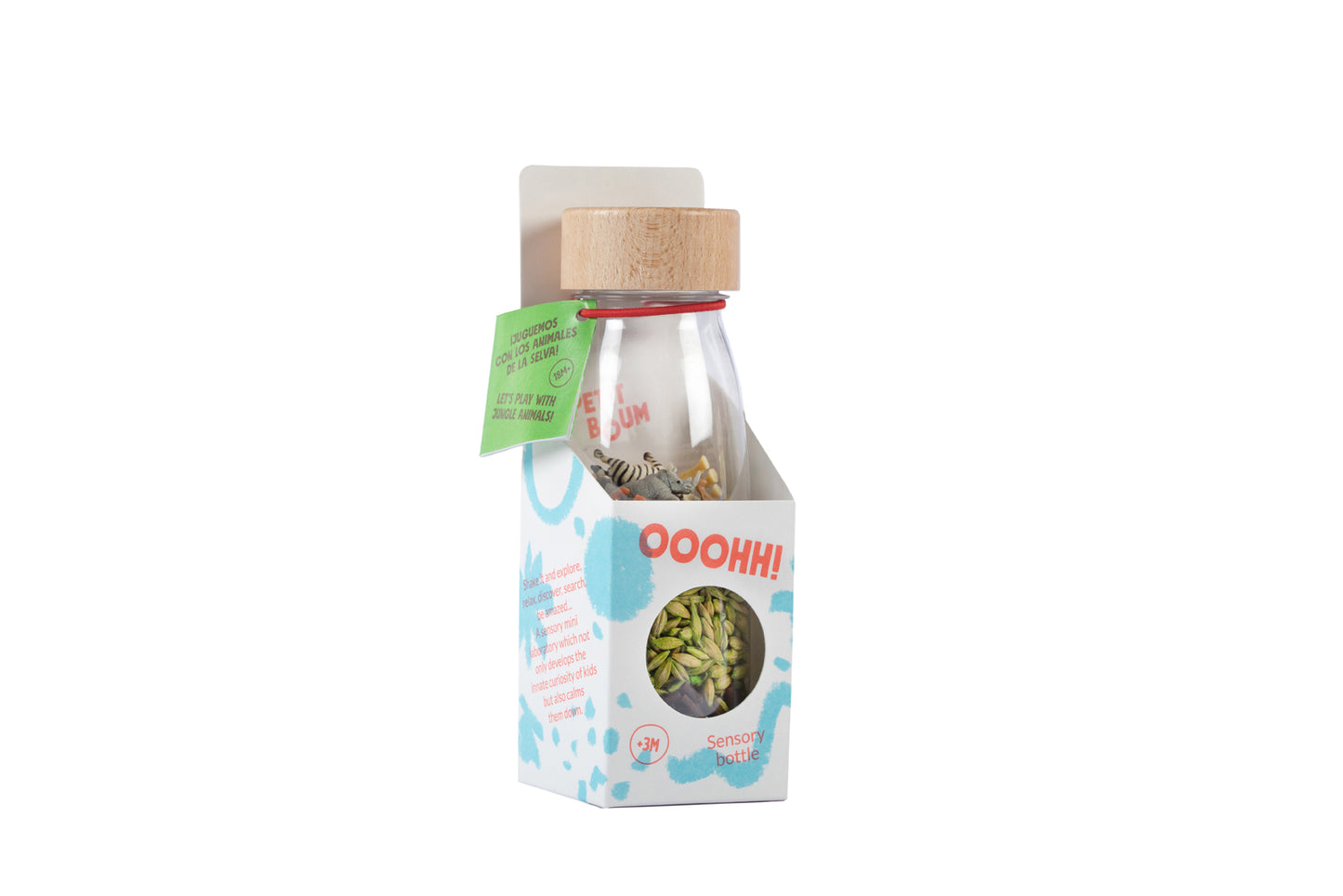 Sensorische fles jungle