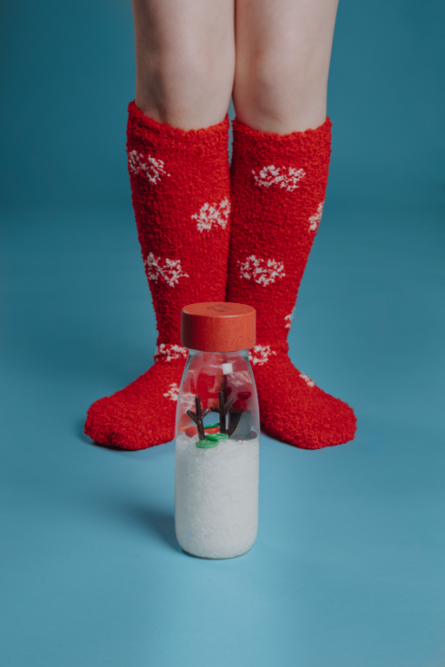 Sensorische fles Kerstmis