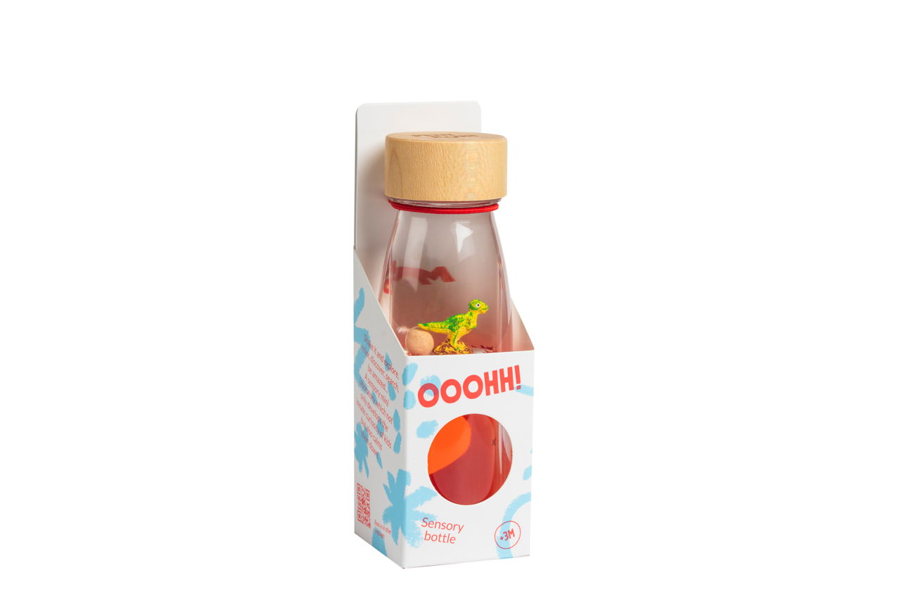Sensorische fles T-Rex