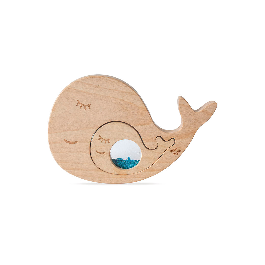Sensorische puzzel - walvis en baby