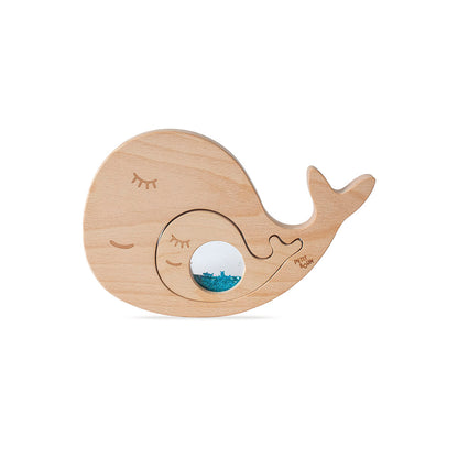 Sensorische puzzel - walvis en baby