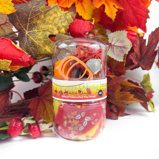Play Pot met natuurlijk speeldeeg - Herfst