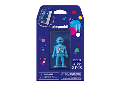 PLAYMOBIL wenskaart met figuur
