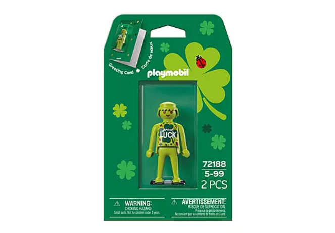 PLAYMOBIL wenskaart met figuur