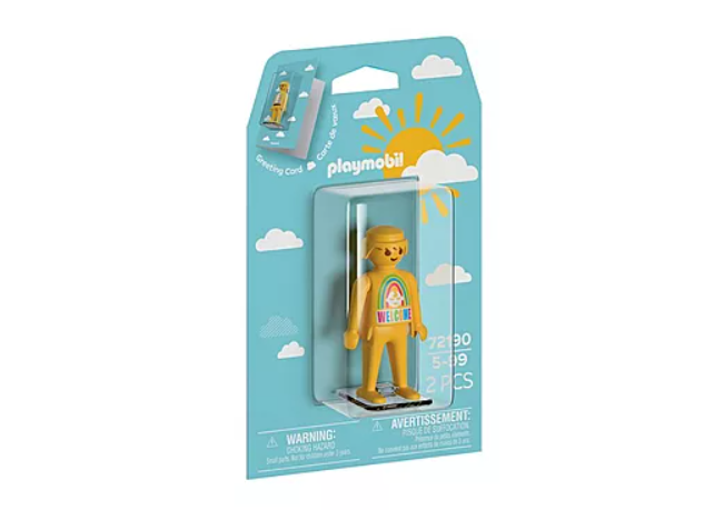 PLAYMOBIL wenskaart met figuur