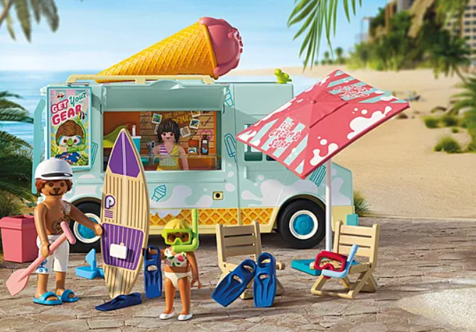 Playmobil IJscowagen met Surfshop