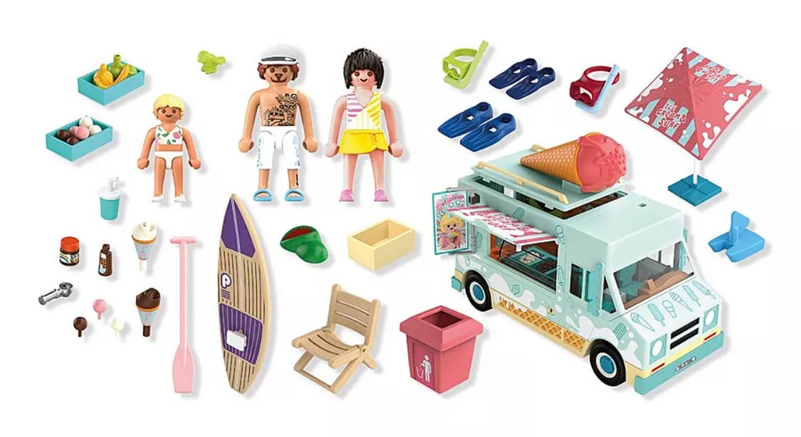 Playmobil IJscowagen met Surfshop