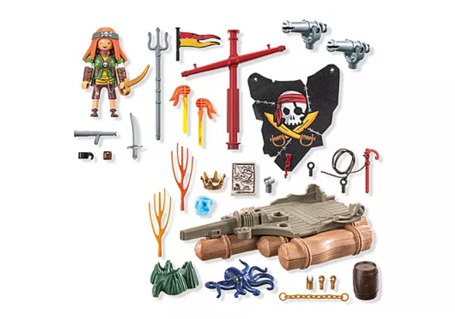 Playmobil Piratenvlot met schat