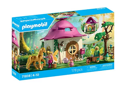 Playmobil Gezellig sprookjeshuis met gouden eenhoorn en stal