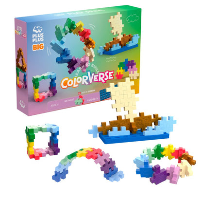 Plus Plus BIG Colorverse Learn To Build (60 stuks)