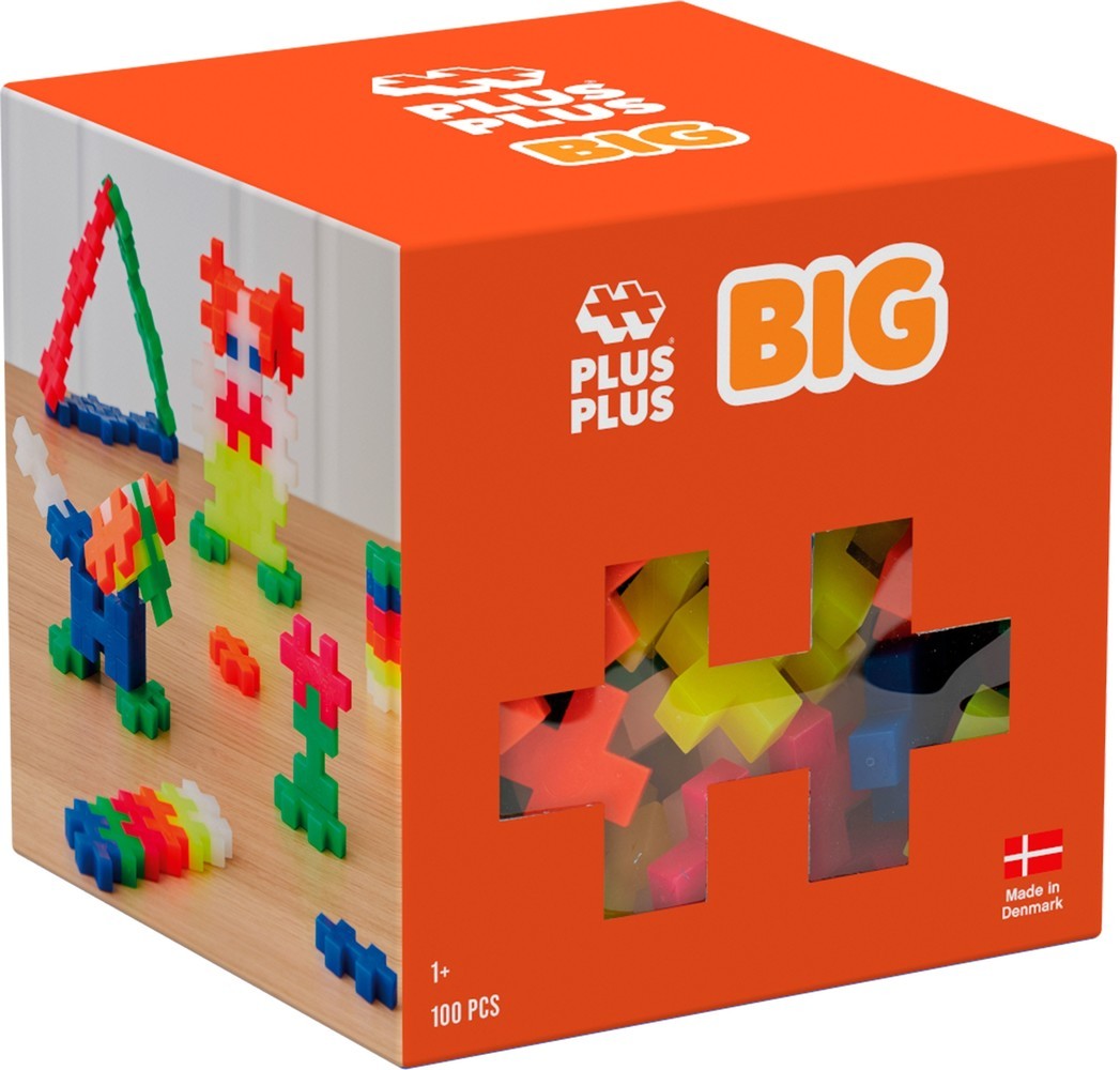 Plus Plus BIG Neon Mix (100 stuks)