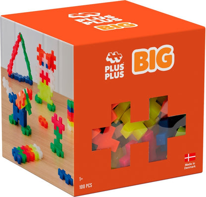 Plus Plus BIG Neon Mix (100 stuks)