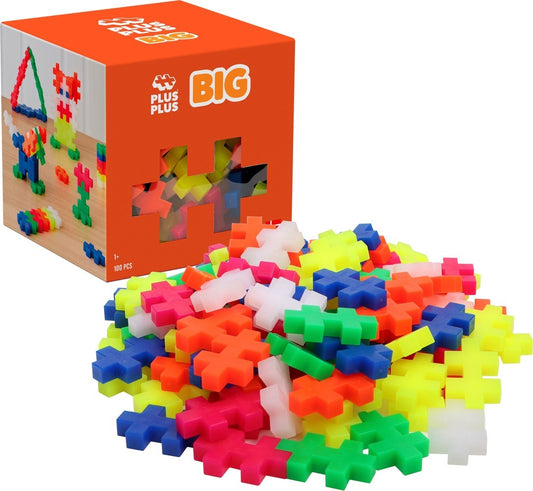 Plus Plus BIG Neon Mix (100 stuks)
