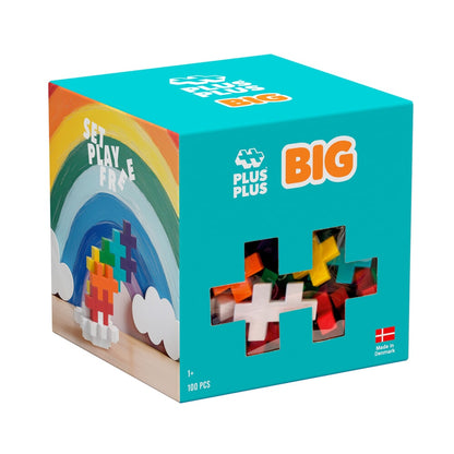 Plus Plus BIG Rainbow Mix (100 stuks)