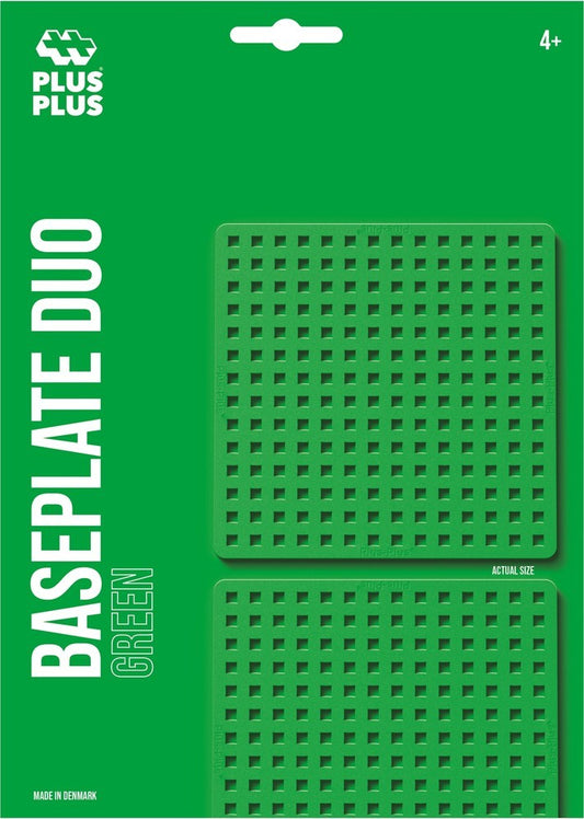 Plus Plus Bouwplaat groen (2 stuks)