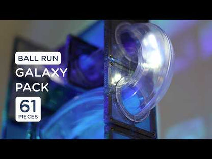 Connetix Ball Run Galaxy Pack - Magische knikkerbaan vol licht & glitters