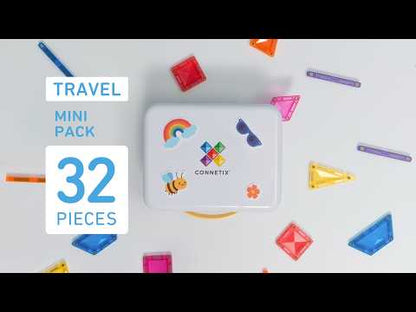 Neem creativiteit overal mee naartoe met de Connetix Travel Mini Pack.