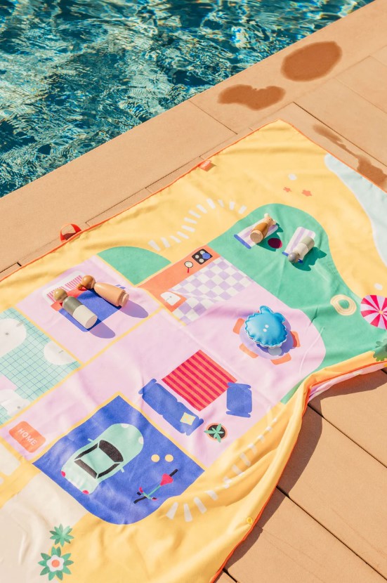 Quut - Play Towel Poppenhuis M 140 x 70 cm