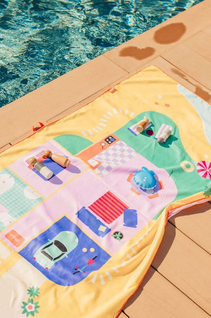 Quut - Play Towel Poppenhuis M 140 x 70 cm
