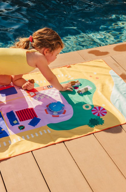 Quut - Play Towel Poppenhuis M 140 x 70 cm