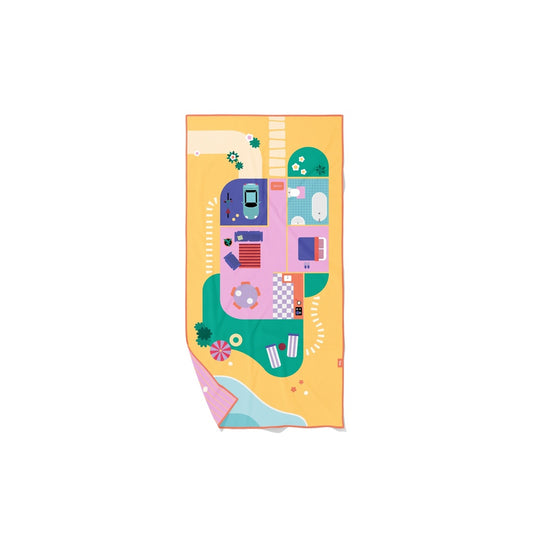 Quut - Play Towel Poppenhuis M 140 x 70 cm
