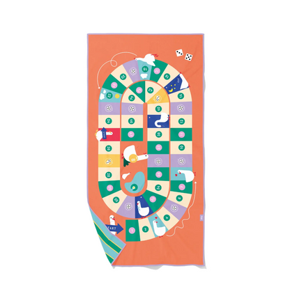 Quut - Play Towel Ganzenbord M 140 x 70 cm