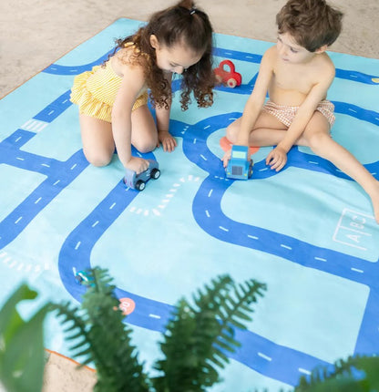Quut - Play Towel Road XL 180 x 180 cm