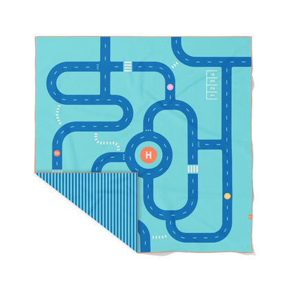 Quut - Play Towel Road XL 180 x 180 cm