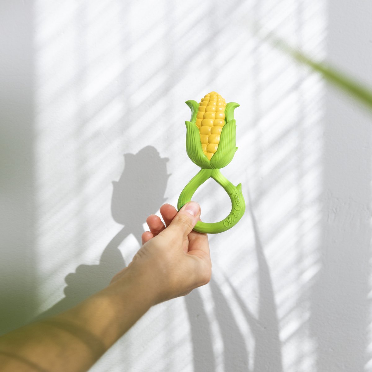 Rammelaar & bijtspeeltje - Maïs