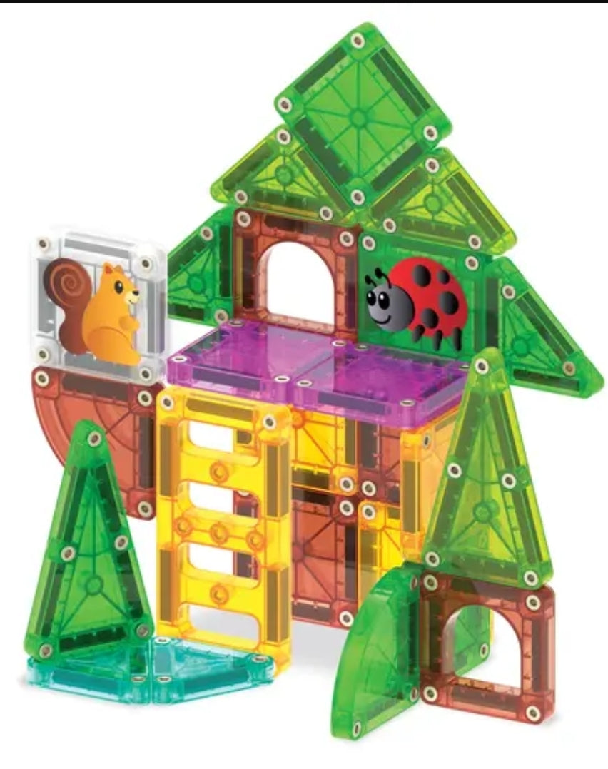 MagnaTiles Micro Mags Travel Set - Tree House (24 st)