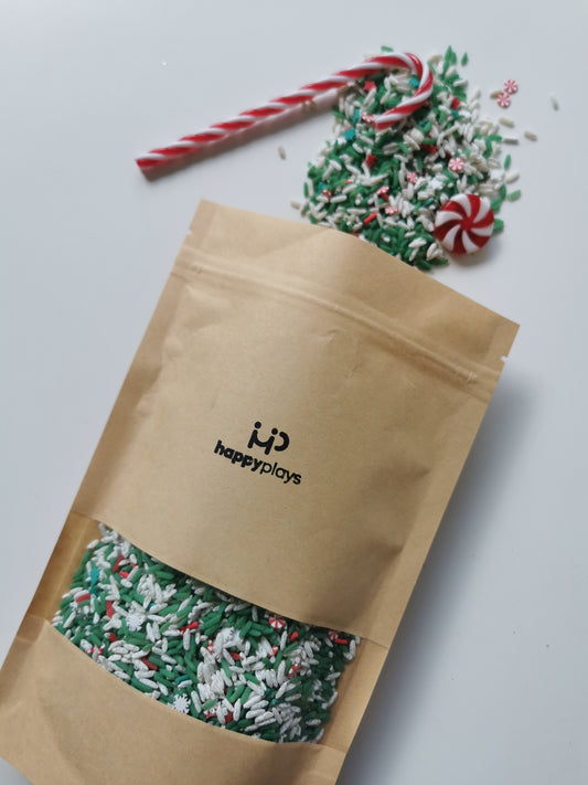 Speelrijst kerstsnoepjesmix