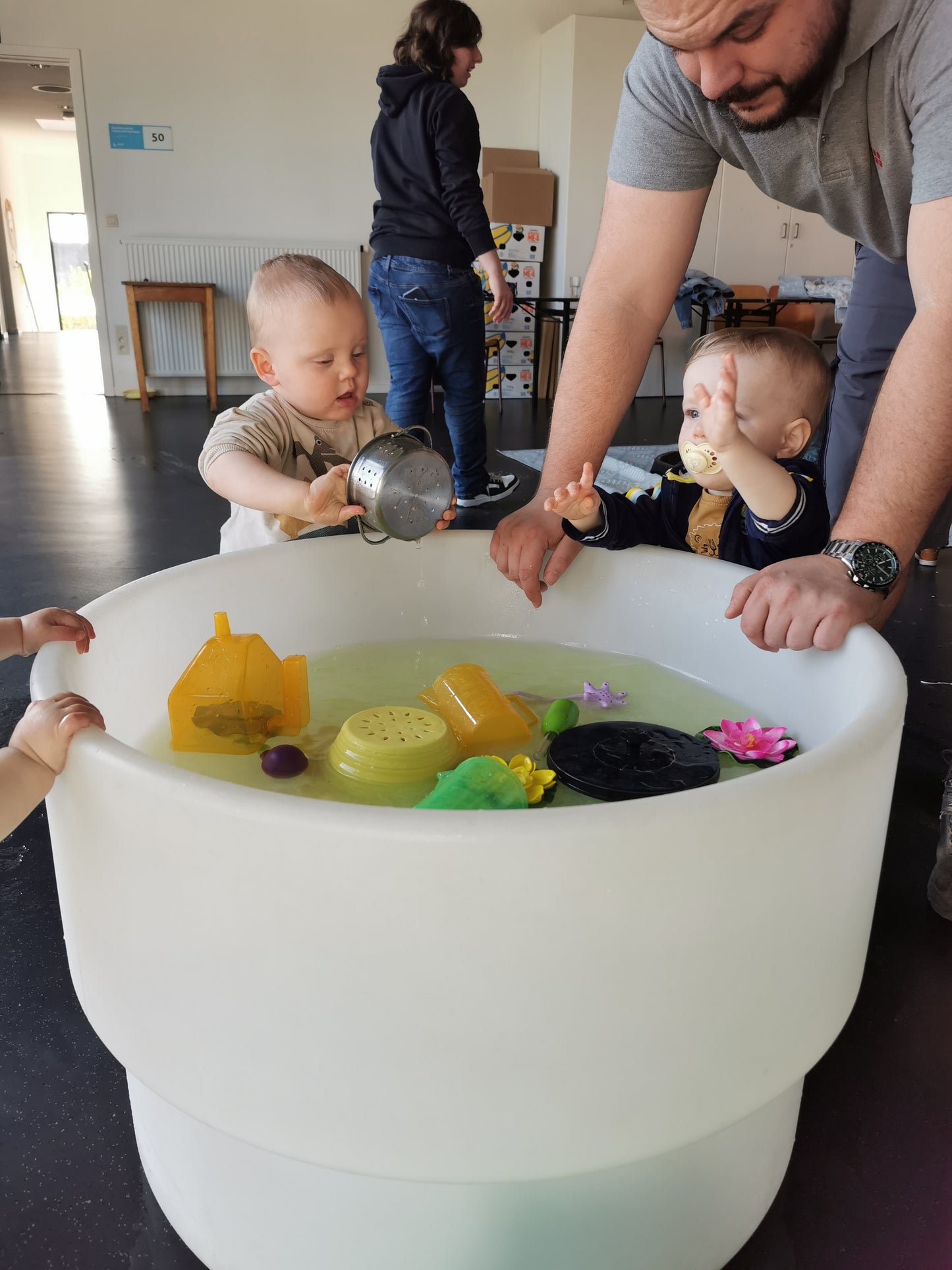 Speelsessie Messy Mini's