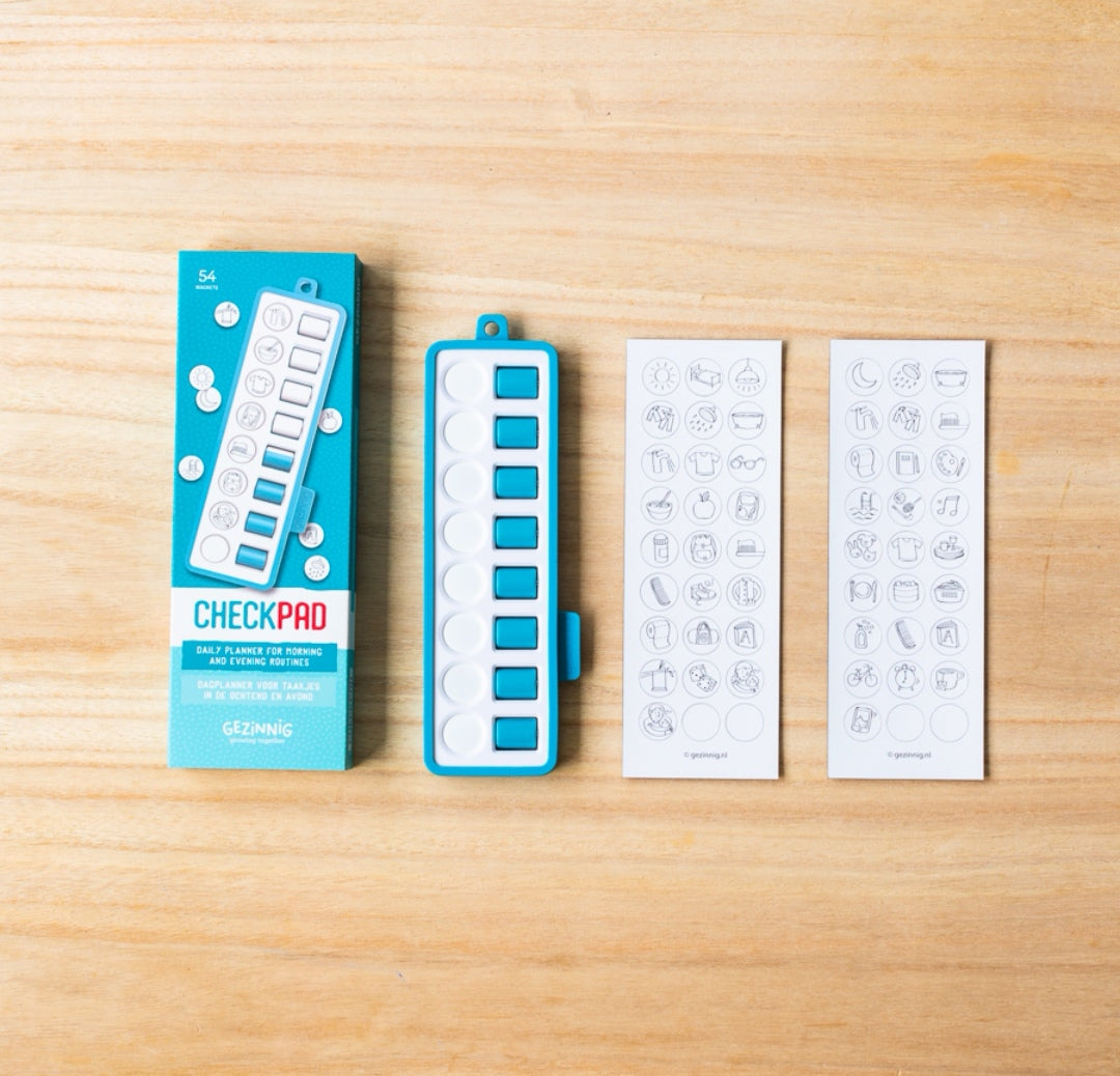 Checkpad Checkpad dagplanner - Happy Plays | Speelgoedwinkel voor sensorisch en ...