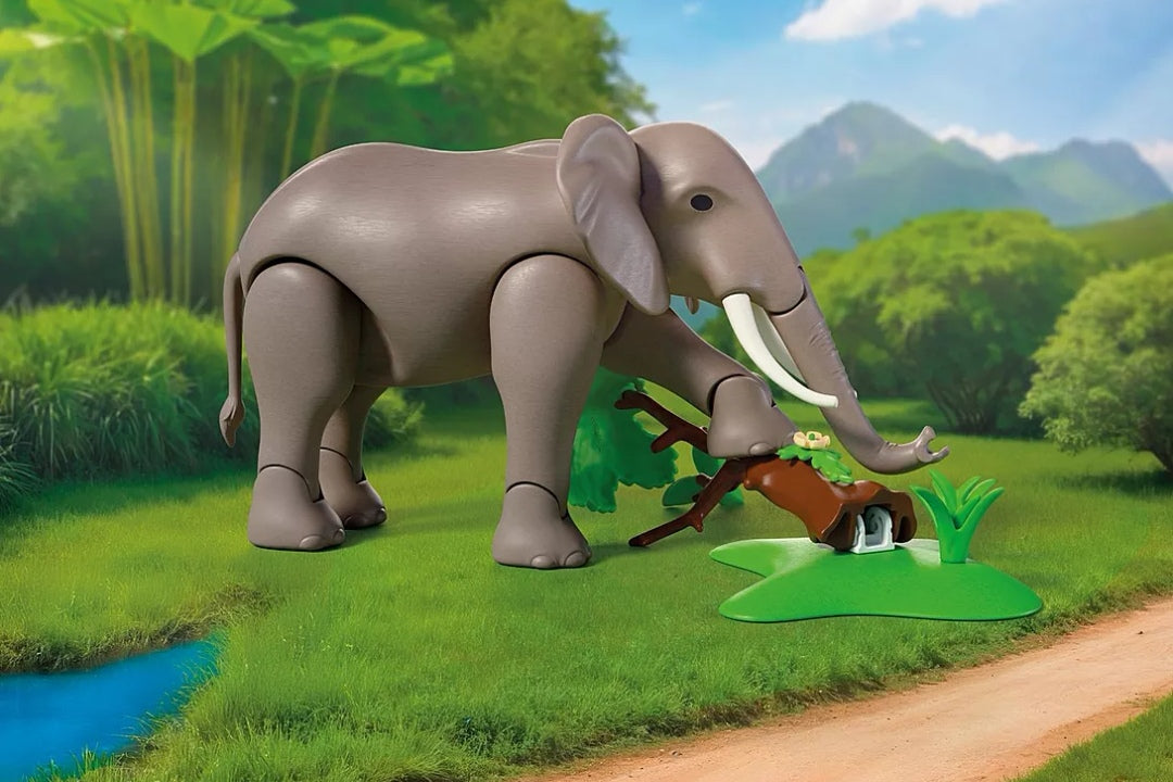Playmobil Olifant met dierenverzorger