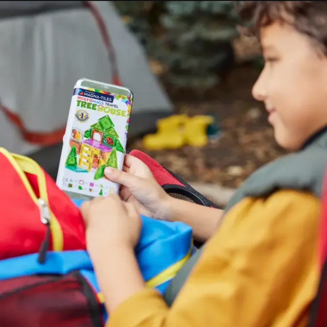 MagnaTiles Micro Mags Travel Set - Tree House (24 st)