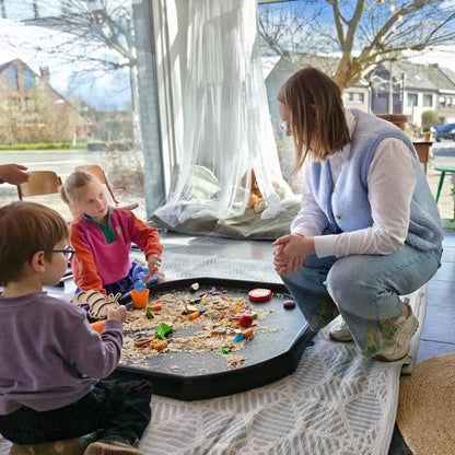 Speelsessie met extra aandacht voor prikkelgevoeligheid