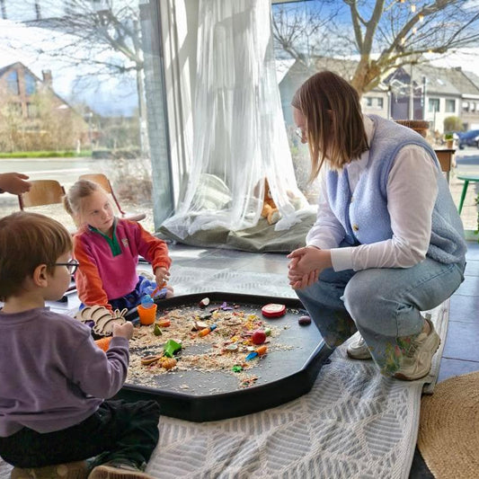 Speelsessie met extra aandacht voor prikkelgevoeligheid