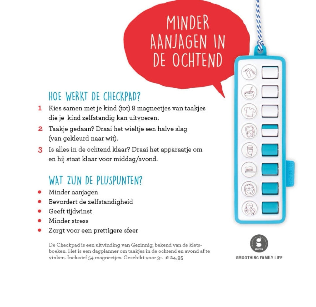 Checkpad dagplanner
