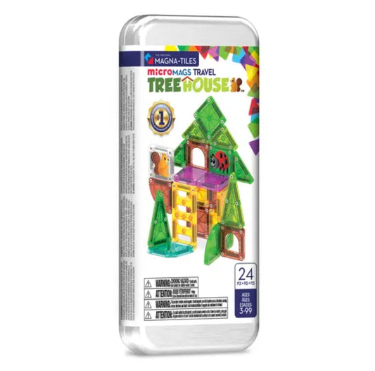 MagnaTiles Micro Mags Travel Set - Tree House (24 st)