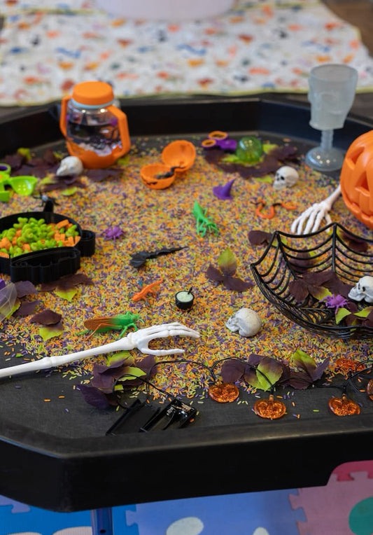 Sensorische speelsessie (thema Herfst/Halloween)