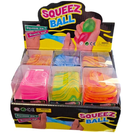 Squishy fidget - slow rise marble kubus