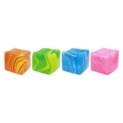 Squishy fidget - slow rise marble kubus
