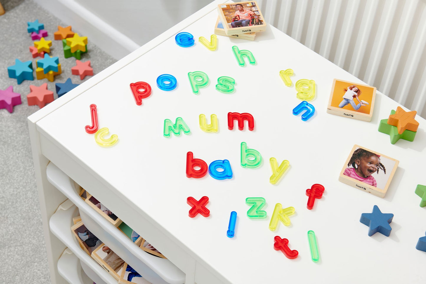 Tickit Doorschijnende Letters - kleine letters