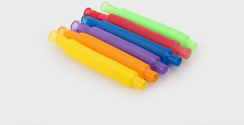 Tickit® Regenboog Flexibele Buizen (6 stuks)