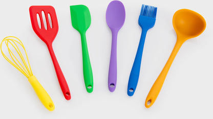 Tickit Siliconen Regenboog Keukengerei Set