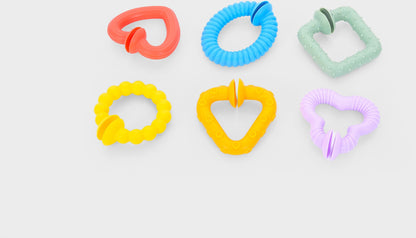 Tickit SiliSoft Pop Loops - Regenboog